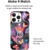 image:imageVELVET CAVIAR Cell Phone Ring Holder  Finger Ring amp Stand  Improves Phone Grip Compatible with iPhone Galaxy Most Smartphones WineAurora Butterfly