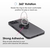 image:imageVELVET CAVIAR Cell Phone Ring Holder  Finger Ring amp Stand  Improves Phone Grip Compatible with iPhone Galaxy Most Smartphones WineBlack Leopard