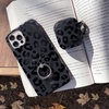 image:imageVELVET CAVIAR Cell Phone Ring Holder  Finger Ring amp Stand  Improves Phone Grip Compatible with iPhone Galaxy Most Smartphones WineBlack Leopard