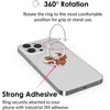 image:imageVELVET CAVIAR Cell Phone Ring Holder  Finger Ring amp Stand  Improves Phone Grip Compatible with iPhone Galaxy Most Smartphones WineCocoa Cow