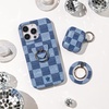 image:imageVELVET CAVIAR Cell Phone Ring Holder  Finger Ring amp Stand  Improves Phone Grip Compatible with iPhone Galaxy Most Smartphones WineDenim Vibe Checkered