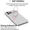 image:imageVELVET CAVIAR Cell Phone Ring Holder  Finger Ring amp Stand  Improves Phone Grip Compatible with iPhone Galaxy Most Smartphones WineNude Python