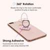image:imageVELVET CAVIAR Cell Phone Ring Holder  Finger Ring amp Stand  Improves Phone Grip Compatible with iPhone Galaxy Most Smartphones WinePink Checkered Heart