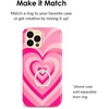 image:imageVELVET CAVIAR Cell Phone Ring Holder  Finger Ring amp Stand  Improves Phone Grip Compatible with iPhone Galaxy Most Smartphones WinePink Heart