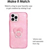 image:imageVELVET CAVIAR Cell Phone Ring Holder  Finger Ring amp Stand  Improves Phone Grip Compatible with iPhone Galaxy Most Smartphones WinePink Stardust Glitter