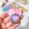 image:imageVELVET CAVIAR Cell Phone Ring Holder  Finger Ring amp Stand  Improves Phone Grip Compatible with iPhone Galaxy Most Smartphones WineWhite Opal Heart