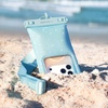 image:imageVELVET CAVIAR Waterproof Phone Pouch with Lanyard  IP68 Floating Case for iPhone amp All Phones  Dry Bag for Snorkeling Beach Kayaking  Travel amp Cruise Essentials for Women Silver HoloBlue Mermaid Glitter