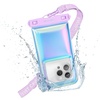 image:imageVELVET CAVIAR Waterproof Phone Pouch with Lanyard  IP68 Floating Case for iPhone amp All Phones  Dry Bag for Snorkeling Beach Kayaking  Travel amp Cruise Essentials for Women Silver HoloLavender Holo
