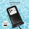 image:imageVELVET CAVIAR Waterproof Phone Pouch with Lanyard  IP68 Floating Case for iPhone amp All Phones  Dry Bag for Snorkeling Beach Kayaking  Travel amp Cruise Essentials for Women Silver HoloBlack Croc