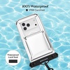 image:imageVELVET CAVIAR Waterproof Phone Pouch with Lanyard  IP68 Floating Case for iPhone amp All Phones  Dry Bag for Snorkeling Beach Kayaking  Travel amp Cruise Essentials for Women Silver HoloSilver Holo