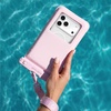 image:imageVELVET CAVIAR Waterproof Phone Pouch with Lanyard  IP68 Floating Case for iPhone amp All Phones  Dry Bag for Snorkeling Beach Kayaking  Travel amp Cruise Essentials for Women Silver HoloPink Strawberry Milk