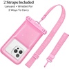 image:imageVELVET CAVIAR Waterproof Phone Pouch with Lanyard  IP68 Floating Case for iPhone amp All Phones  Dry Bag for Snorkeling Beach Kayaking  Travel amp Cruise Essentials for Women Silver HoloPink Stardust
