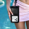 image:imageVELVET CAVIAR Waterproof Phone Pouch with Lanyard  IP68 Floating Case for iPhone amp All Phones  Dry Bag for Snorkeling Beach Kayaking  Travel amp Cruise Essentials for Women Silver HoloBlack Croc