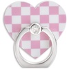 Pink Checkered Heart