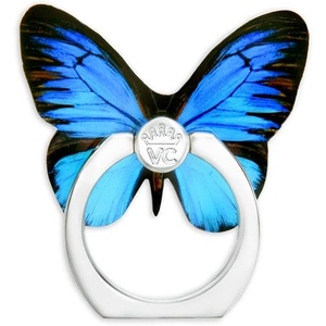 image:imageVELVET CAVIAR Cell Phone Ring Holder  Finger Ring amp Stand  Improves Phone Grip Compatible with iPhone Galaxy Most Smartphones WineBlue Butterfly
