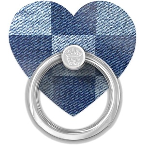image:imageVELVET CAVIAR Cell Phone Ring Holder  Finger Ring amp Stand  Improves Phone Grip Compatible with iPhone Galaxy Most Smartphones WineDenim Vibe Checkered