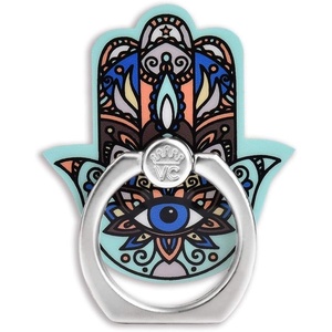 image:imageVELVET CAVIAR Cell Phone Ring Holder  Finger Ring amp Stand  Improves Phone Grip Compatible with iPhone Galaxy Most Smartphones WineHamsa Hand