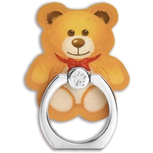 image:imageVELVET CAVIAR Cell Phone Ring Holder  Finger Ring amp Stand  Improves Phone Grip Compatible with iPhone Galaxy Most Smartphones WineTeddy Bear