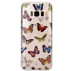 image:imageVELVET CAVIAR Compatible with Samsung Galaxy S8 Case Lips Clear for Women amp Girls  Cute Protective Phone Cases Drop Test Certified Nude LipsVintage Butterfly
