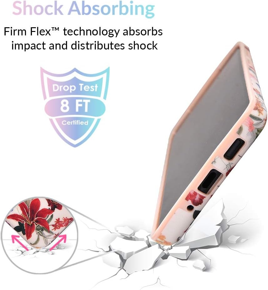 image:imageVELVET CAVIAR Compatible with Samsung Galaxy S20 Case Flower  Cute Protective Phone Cases for Women Girls Black Rose Gold FloralNude Vintage Floral