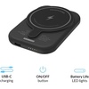 image:imageVELVET CAVIAR Battery Pack Compatible with MagSafe  Magnetic Portable Power Bank with USBC Cable  Slim Pod Charger for iPhone 12 13 14 15  Fast Charging 5000 mAh  Black Leopard