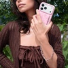 image:imageVELVET CAVIAR Chain Phone Charm Wrist Strap  Cute Lanyard Accessory for Women  Fits all Phone Cases Mauve Pink Velvet