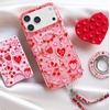 image:imageVELVET CAVIAR Compatible with MagSafe Phone Grip 20  Cute Magnetic Ring Holder  Finger Loop Kickstand  Pop On Accessory for iPhone 17 16 15 14 13 12  Christmas Peppermint PrincessBe Mine