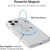 image:imageVELVET CAVIAR Compatible with MagSafe Phone Grip 20  Cute Magnetic Ring Holder  Finger Loop Kickstand  Pop On Accessory for iPhone 17 16 15 14 13 12  Christmas Peppermint PrincessSnowflakes