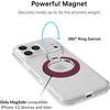 image:imageVELVET CAVIAR Compatible with MagSafe Phone Grip 20  Cute Magnetic Ring Holder  Finger Loop Kickstand  Pop On Accessory for iPhone 17 16 15 14 13 12  Christmas Peppermint PrincessBurgundy 1990