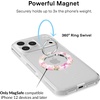 image:imageVELVET CAVIAR Compatible with MagSafe Phone Grip 20  Cute Magnetic Ring Holder  Finger Loop Kickstand  Pop On Accessory for iPhone 17 16 15 14 13 12  Christmas Peppermint PrincessPosie Pink Bow