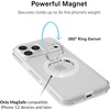 image:imageVELVET CAVIAR Compatible with MagSafe Phone Grip 20  Cute Magnetic Ring Holder  Finger Loop Kickstand  Pop On Accessory for iPhone 17 16 15 14 13 12  Christmas Peppermint PrincessWhite