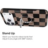 image:imageVELVET CAVIAR Compatible with MagSafe Phone Grip 20  Cute Magnetic Ring Holder  Finger Loop Kickstand  Pop On Accessory for iPhone 17 16 15 14 13 12  Christmas Peppermint PrincessMocha Vibe Checkered