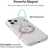 image:imageVELVET CAVIAR Compatible with MagSafe Phone Grip 20  Cute Magnetic Ring Holder  Finger Loop Kickstand  Pop On Accessory for iPhone 17 16 15 14 13 12  Christmas Peppermint PrincessDusty Rose Floral
