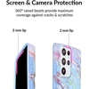 image:imageVELVET CAVIAR Compatible with Samsung Galaxy S21 Ultra Case Marble 8ft Drop Tested wMicrofiber Lining  Cute Protective Phone Cases for Women Holographic Pink BlueHolographic Moonstone