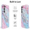 image:imageVELVET CAVIAR Compatible with Samsung Galaxy S23 Case for Women 8ft Drop Tested Cute Protective Phone Cases  Black Leopard 2023 Release 61Holographic Moonstone Marble