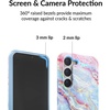 image:imageVELVET CAVIAR Compatible with Samsung Galaxy S23 Case for Women 8ft Drop Tested Cute Protective Phone Cases  Black Leopard 2023 Release 61Holographic Moonstone Marble