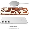 image:imageVELVET CAVIAR Designed for Samsung Galaxy S24 Case  8ft Drop Tested  Cute Protective Case for Women Blue Denim CheckeredCocoa Cow