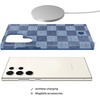 image:imageVELVET CAVIAR Designed for Samsung Galaxy S24 Case  8ft Drop Tested  Cute Protective Case for Women Blue Denim CheckeredDenim Checkered