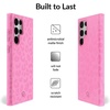 image:imageVELVET CAVIAR Designed for Samsung Galaxy S24 Case  8ft Drop Tested  Cute Protective Case for Women Blue Denim CheckeredHot Pink Leopard