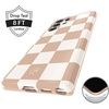 image:imageVELVET CAVIAR Designed for Samsung Galaxy S24 Case  8ft Drop Tested  Cute Protective Case for Women Blue Denim CheckeredNude Checkered