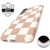 image:imageVELVET CAVIAR Designed for Samsung Galaxy S24 Case  8ft Drop Tested  Cute Protective Case for Women Blue Denim CheckeredNude Checkered