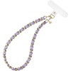 image:imageVELVET CAVIAR Leather Chain Phone Charm Wrist Strap  Cute Lanyard Accessory for Women  Fits All Phone Cases Lilac
