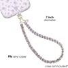 image:imageVELVET CAVIAR Leather Chain Phone Charm Wrist Strap  Cute Lanyard Accessory for Women  Fits All Phone Cases Lilac