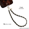 image:imageVELVET CAVIAR Leather Chain Phone Charm Wrist Strap  Cute Lanyard Accessory for Women  Fits all Phone Cases Black