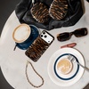 image:imageVELVET CAVIAR Leather Chain Phone Charm Wrist Strap  Cute Lanyard Accessory for Women  Fits all Phone Cases Metallic Brown