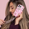 image:imageVELVET CAVIAR Leather Chain Phone Charm Wrist Strap  Cute Lanyard Accessory for Women  Fits all Phone Cases Pink