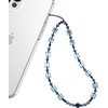 image:imageVELVET CAVIAR Phone Charm Wrist Strap  Cute Beaded Cellphone Wristlet  Lanyard Accessory for Women  Fits all Phone CasesBlue Icicle