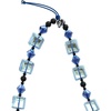 image:imageVELVET CAVIAR Phone Charm Wrist Strap  Cute Beaded Cellphone Wristlet  Lanyard Accessory for Women  Fits all Phone CasesBlue Icicle
