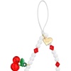 image:imageVELVET CAVIAR Phone Charm Wrist Strap  Cute Beaded Cellphone Wristlet  Lanyard Accessory for Women  Fits all Phone CasesMon Cheri Cherry