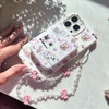 image:imageVELVET CAVIAR Phone Charm Wrist Strap  Cute Beaded Cellphone Wristlet  Lanyard Accessory for Women  Fits all Phone CasesPink Bow